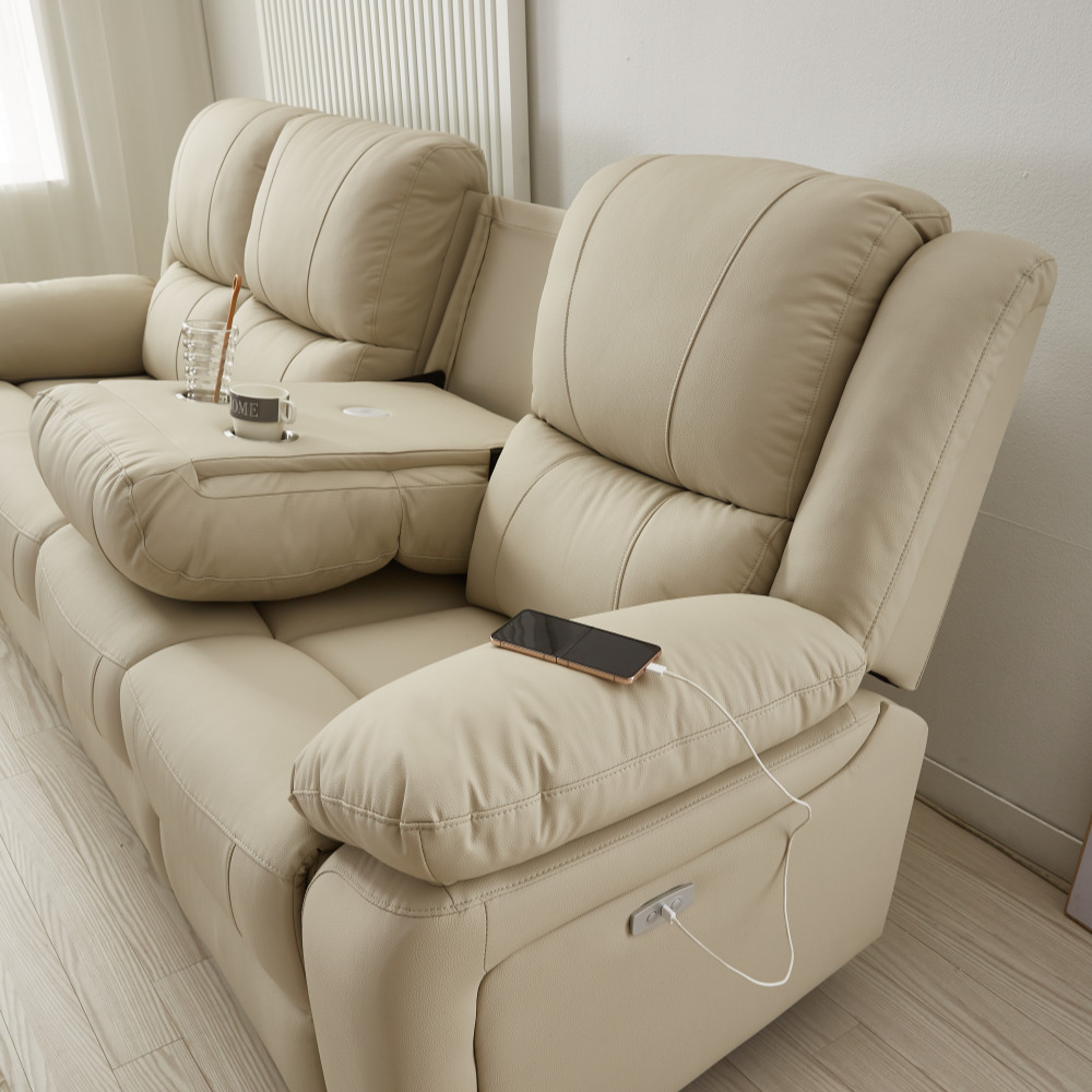 라온 4인 무빙쇼파 슬라이드쇼파 모션리클라이너