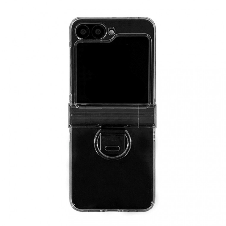 Z플립 링 심플 투명 케이스 갤럭시Z플립7 플립6 5 4 3 - 상품 이미지