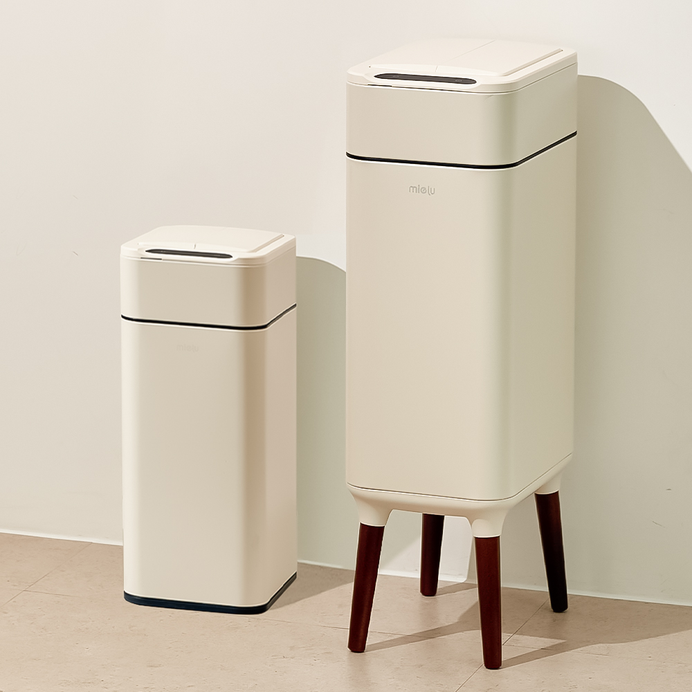 [모던 T에디션] 살림 SET 10L+20L 스마트 자동 센서 쓰레기통 냄새차단 휴지통 - 상품 이미지