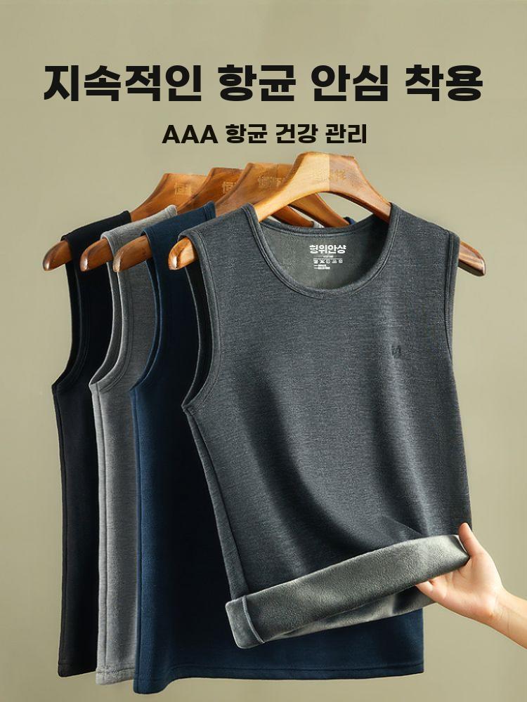 남성 내의 러닝 셔츠 발열 나시 민소매 남자 런닝 - 상세 이미지 4