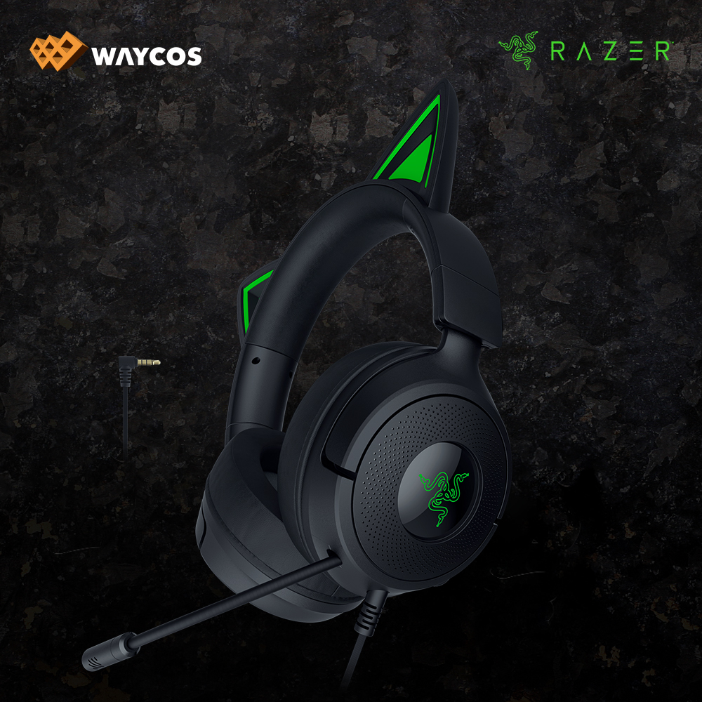 레이저코리아 Razer Kraken Kitty V3 X 유선 게이밍헤드셋 블랙