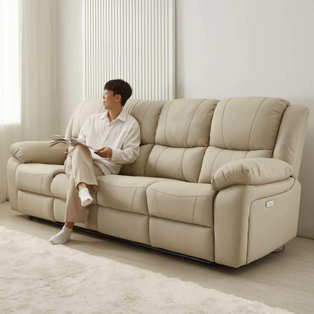 라온 4인 무빙쇼파 슬라이드쇼파 모션리클라이너