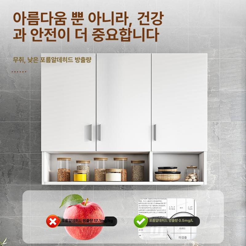 소형상부장 사무실 미니 자취 탕비실 씽크대 소형싱크대 2문 높이 60 60 30cm - 상세 이미지 4
