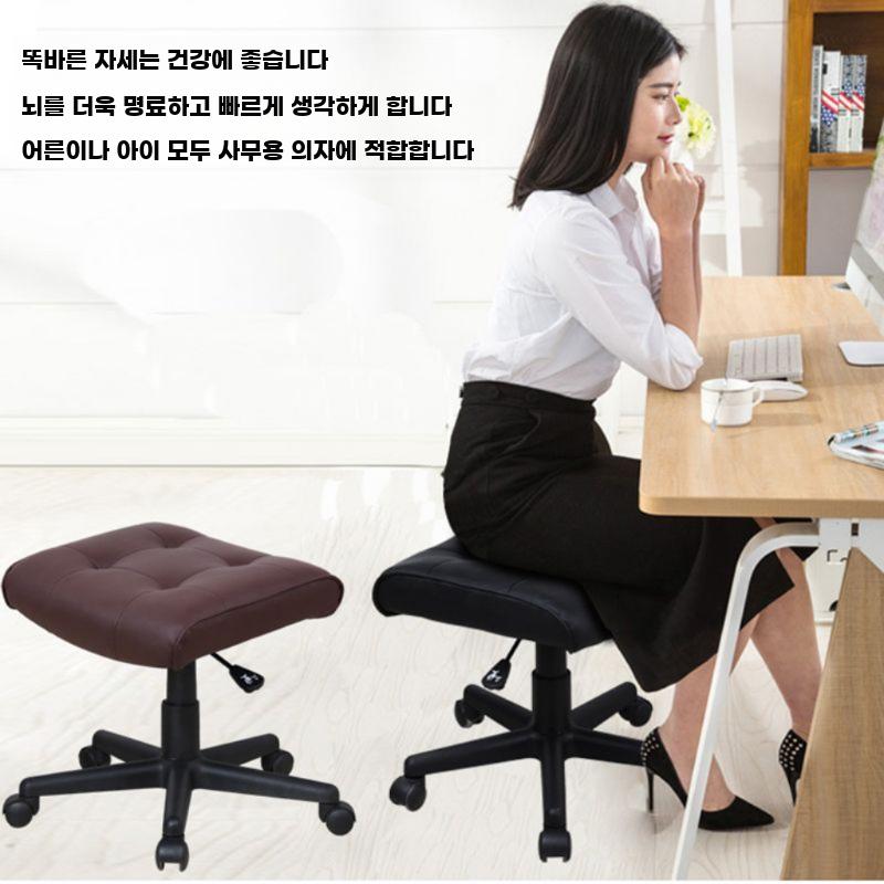 스툴 보조의자 이동식 진료 의자 등받이 없는 높이 조절 - 상세 이미지 2