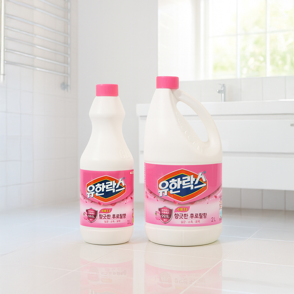 유한양행 유한락스 후로랄 2L x 6개 / 1L x 12개 (1박스) - 메인 이미지