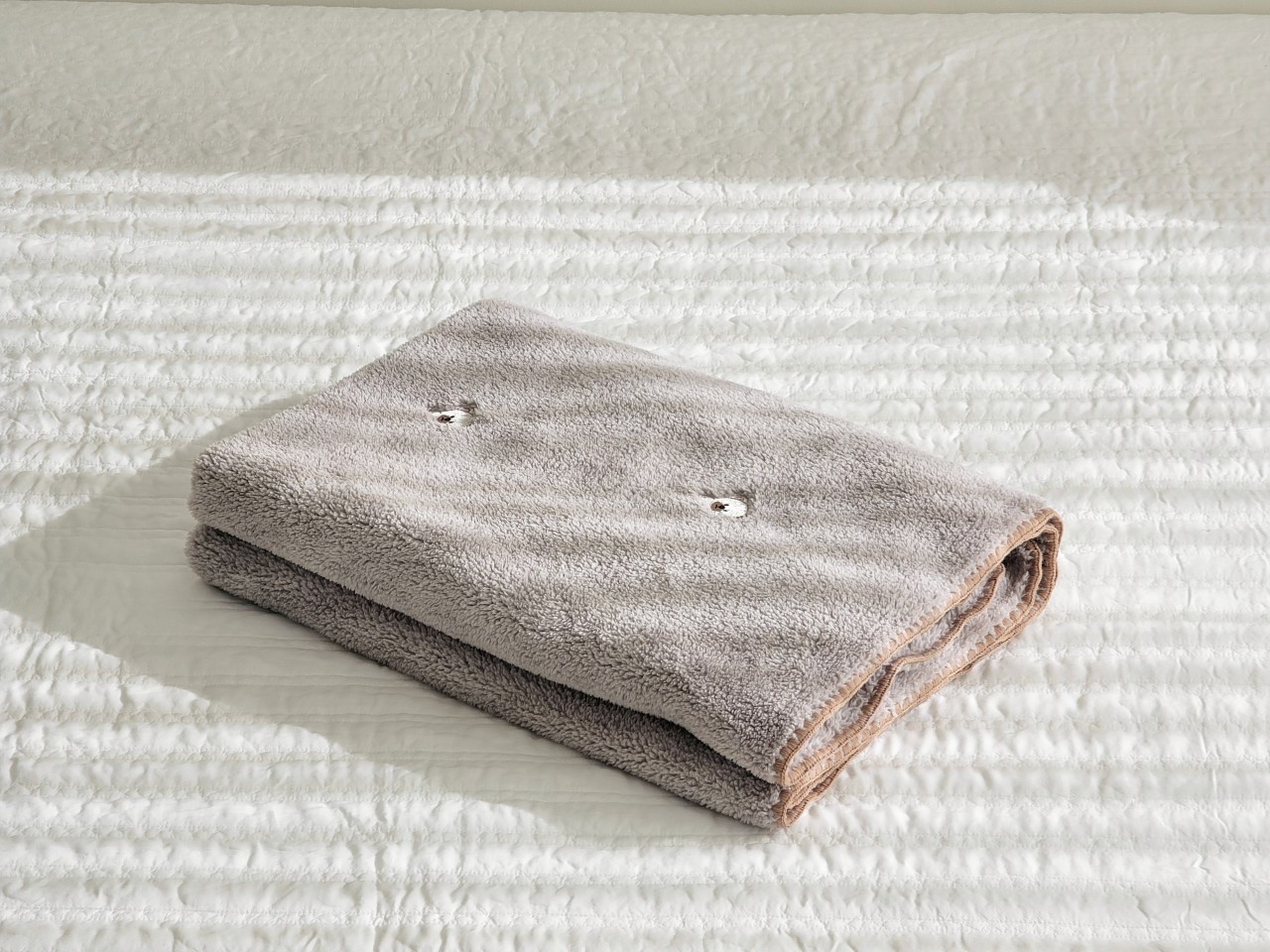 베이비 베어 극세사 담요 4가지 색상-(유아,S)