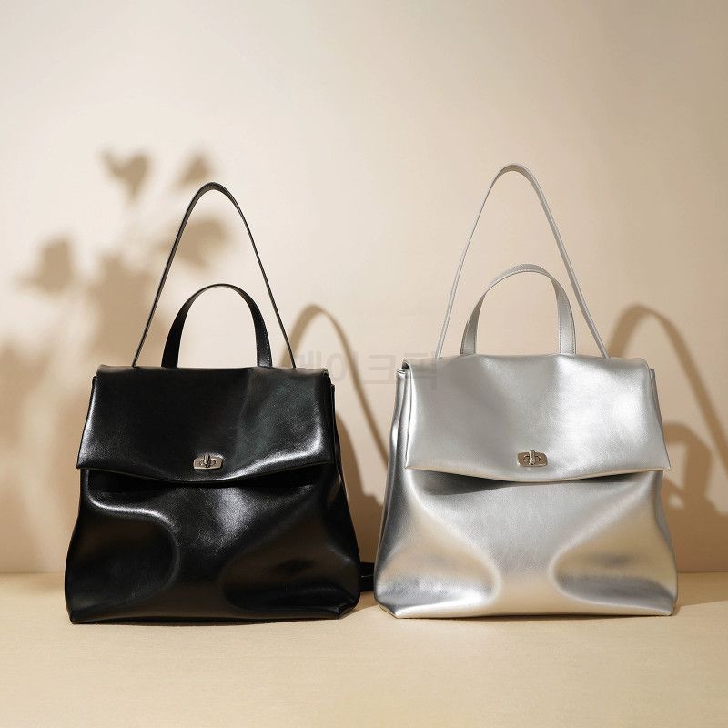 여성 소가죽 데일리 백팩 가볍고 편안해서 여대생 직장인 가방 여행용 스타일리시한 디자인