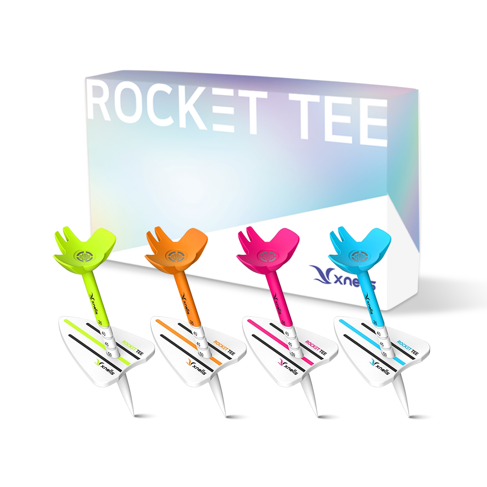 엑스넬스 높이조절 에이밍  컨트롤 로켓 골프티꽂이 4P세트 제품 이미지