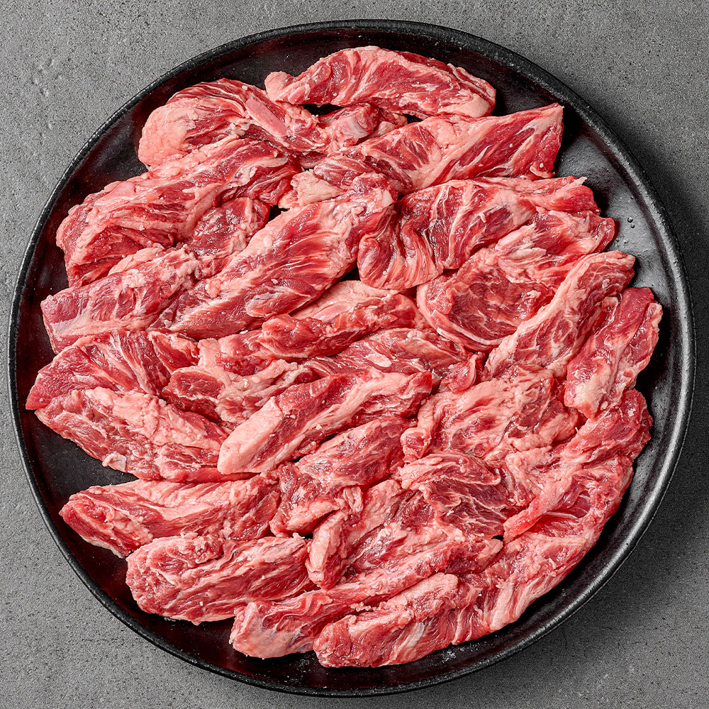 소갈비살 소분포장 늑간살 구이 캠핑 프리미엄 미국산 소고기 갈비살 소갈비 500g, 1개 - 상세 이미지 3