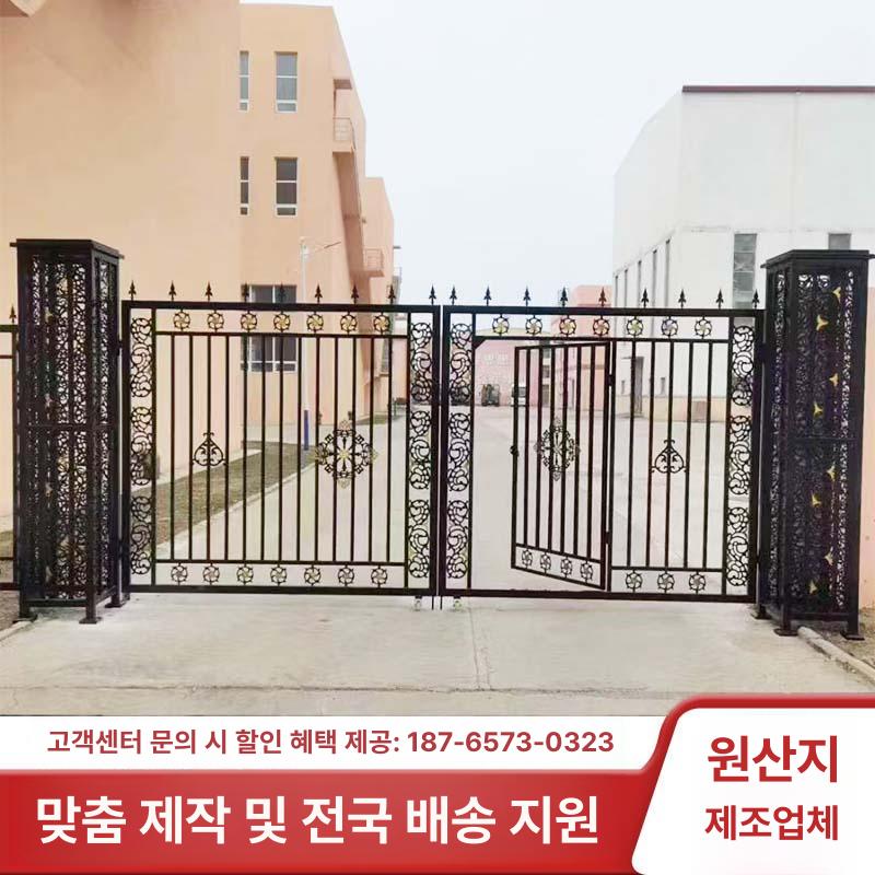 주물대문 단독주택 철문 게이트 정원 철제 스타일 1 - 상세 이미지 2