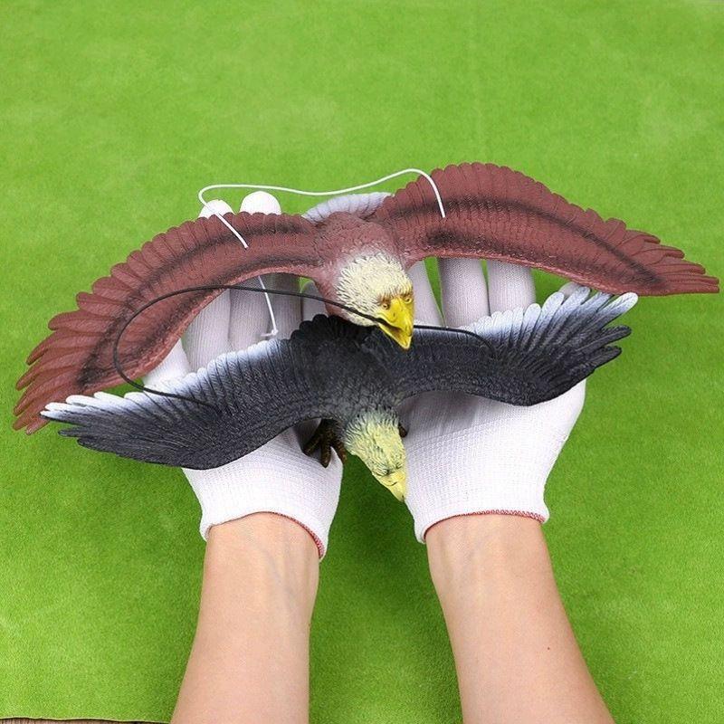 독수리 모형 과수원 퇴치용 새쫓기 과수원 발코니 대형 브라운 37cm - 상세 이미지 4