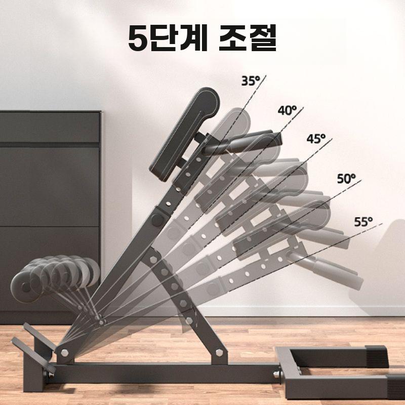 백익스텐션 가정용 운동기구 로마체어 허리 복근 강화 근력운동 - 상세 이미지 2