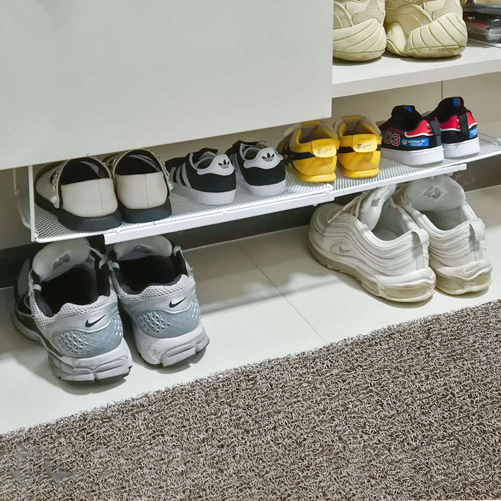 길이조절 현관 신발정리대 선반 신발장정리 거치대 소형