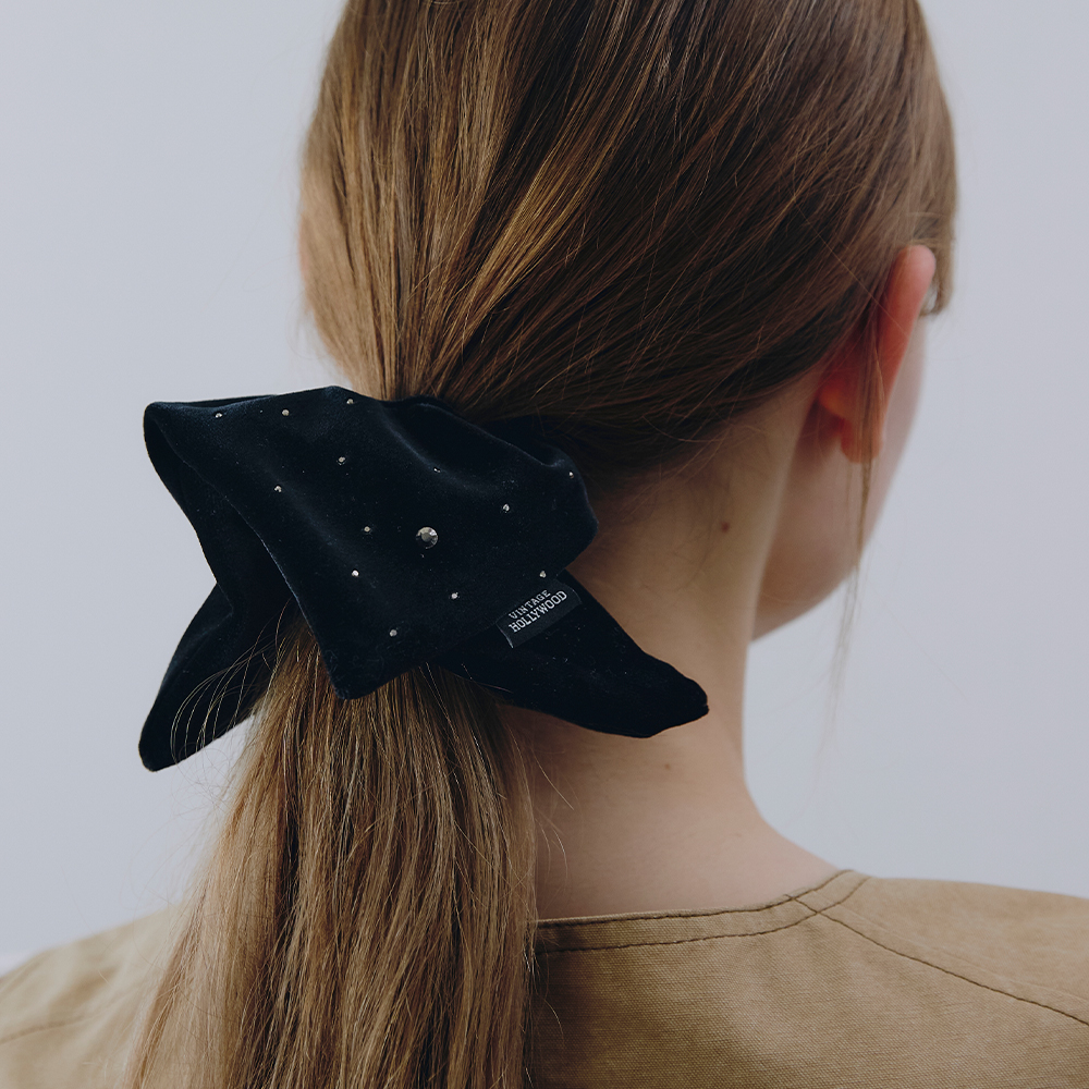 [빈티지헐리우드]Cosmic Dots Square Scrunchie_VH2579HB003M - 상품 이미지