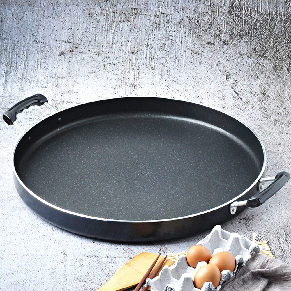 베이직 전판 대형 업소용 닭갈비 팬 판 원형 55cm, 하단만 - 상품 이미지