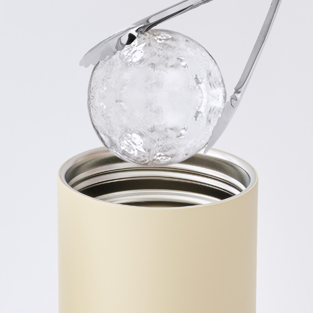 노멀라이프 스텐 손잡이 텀블러 보온보냉 휴대용 물병 핸디후크 텀블러 550ml 크림 이미지 8