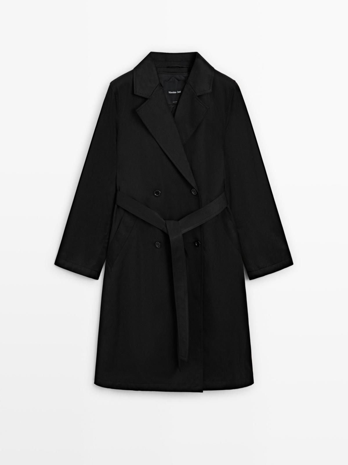 마시모두띠 테크니컬 방수 이너 베스트 트렌치코트 6712/750 BLACK - 메인 이미지