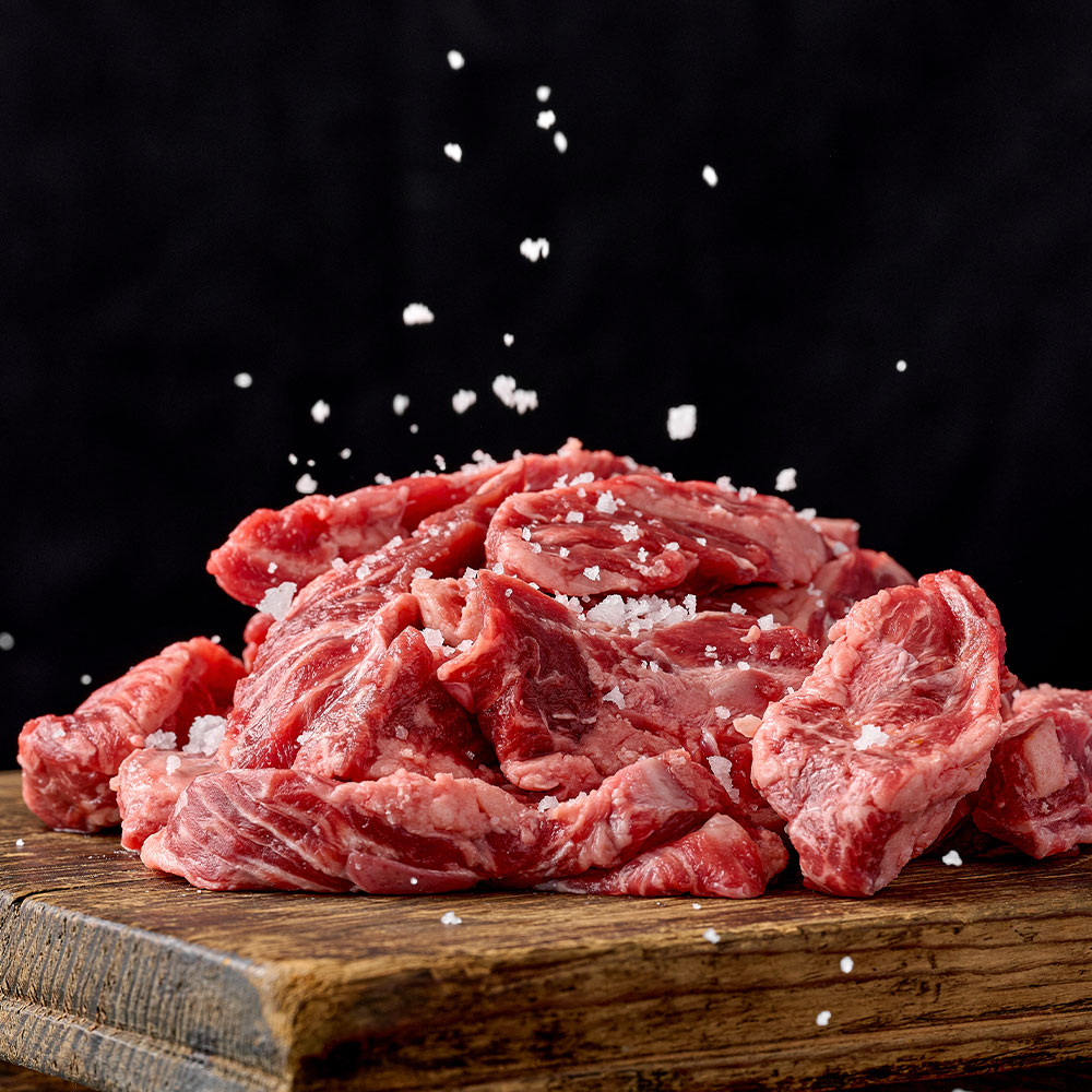 소갈비살 소분포장 늑간살 구이 캠핑 프리미엄 미국산 소고기 갈비살 소갈비 200g, 3개