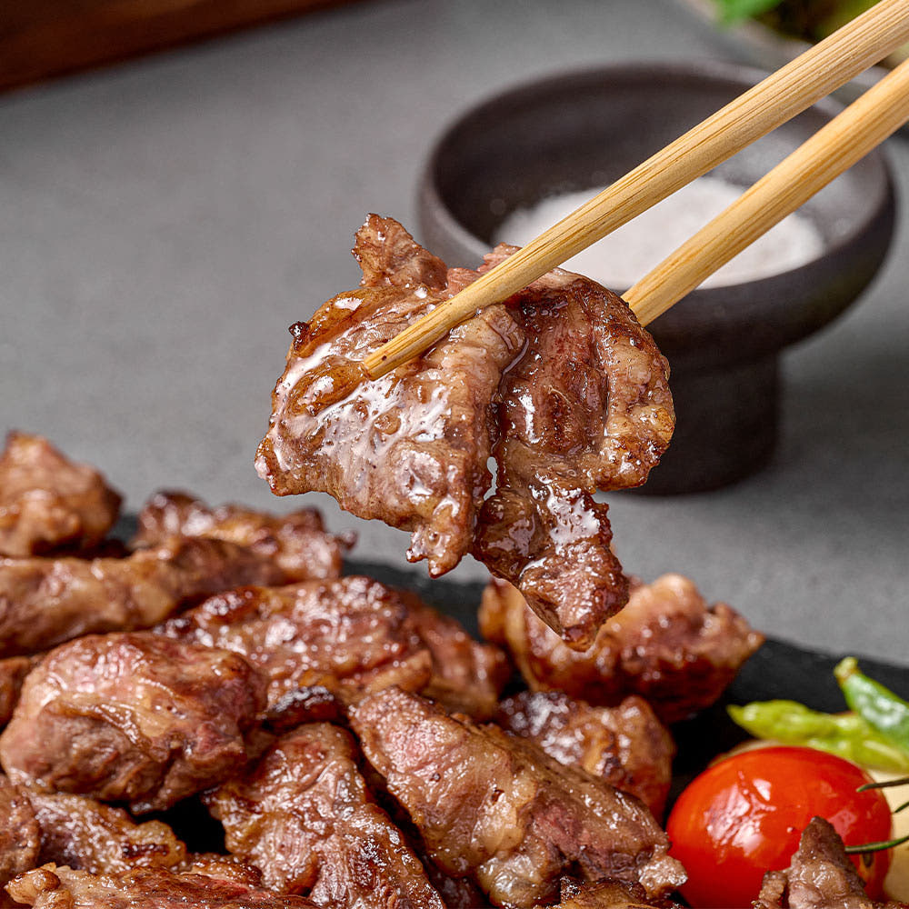 조리 완료된 스테이크