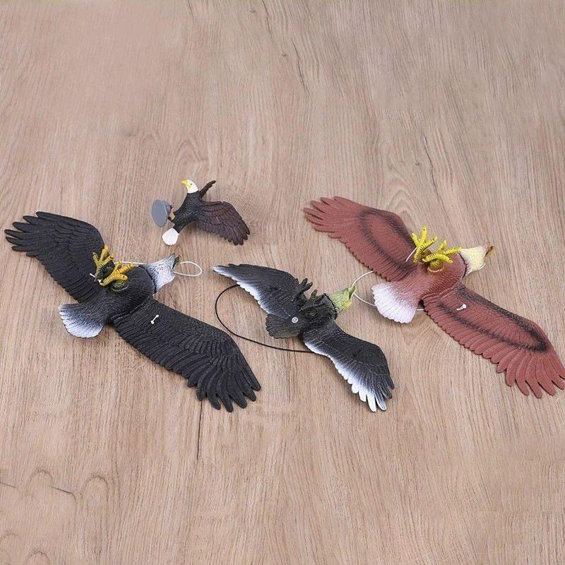독수리 모형 과수원 퇴치용 새쫓기 과수원 발코니 대형 브라운 37cm - 상세 이미지 3