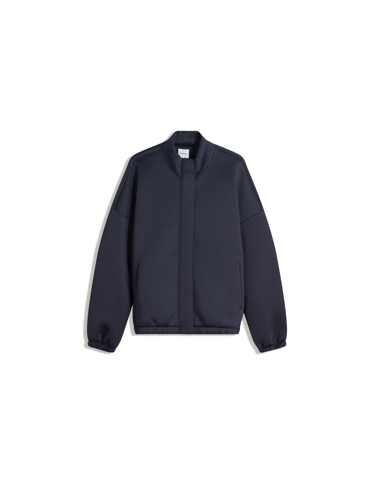 버쉬카 테크니컬 네오프렌 오버사이즈 재킷 6974/714 NAVY - 상세 이미지 3