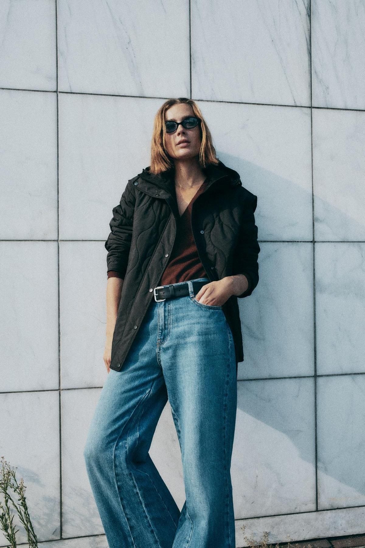 자라 발수 테크니컬 후드 패딩 재킷 8372/282 BLACK - 상세 이미지 2