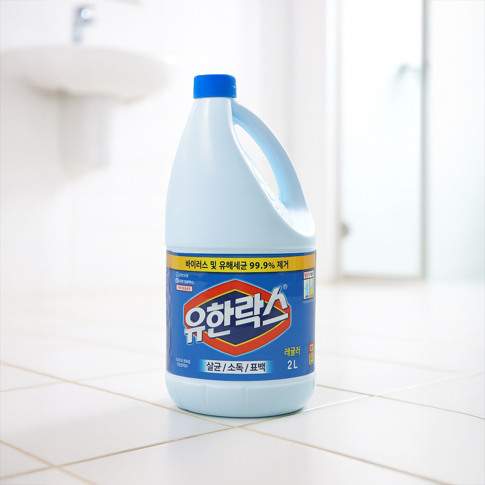 유한양행 유한락스 레귤러 2L x 6개 / 1L x 12개 (1박스) - 상세 이미지 3