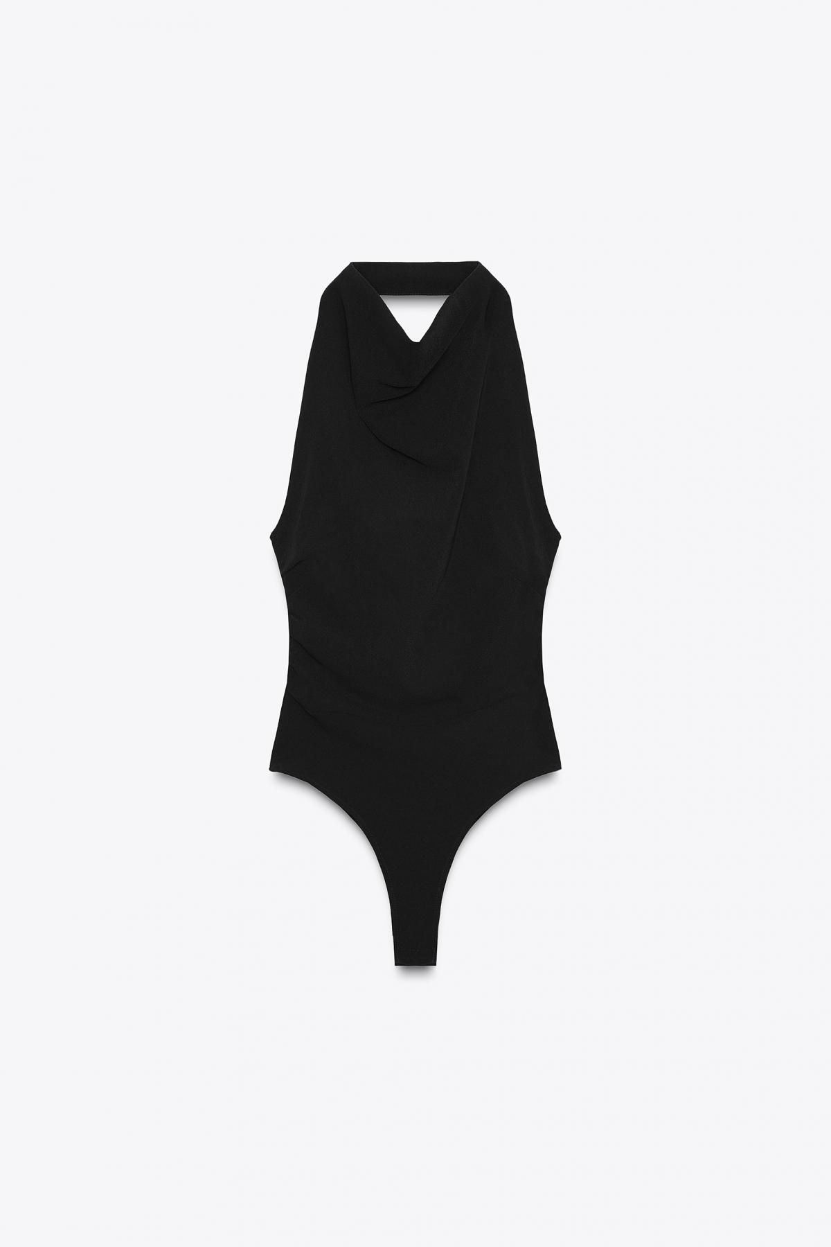 자라 오픈백 홀터넥 바디수트 3644/812 BLACK - 메인 이미지