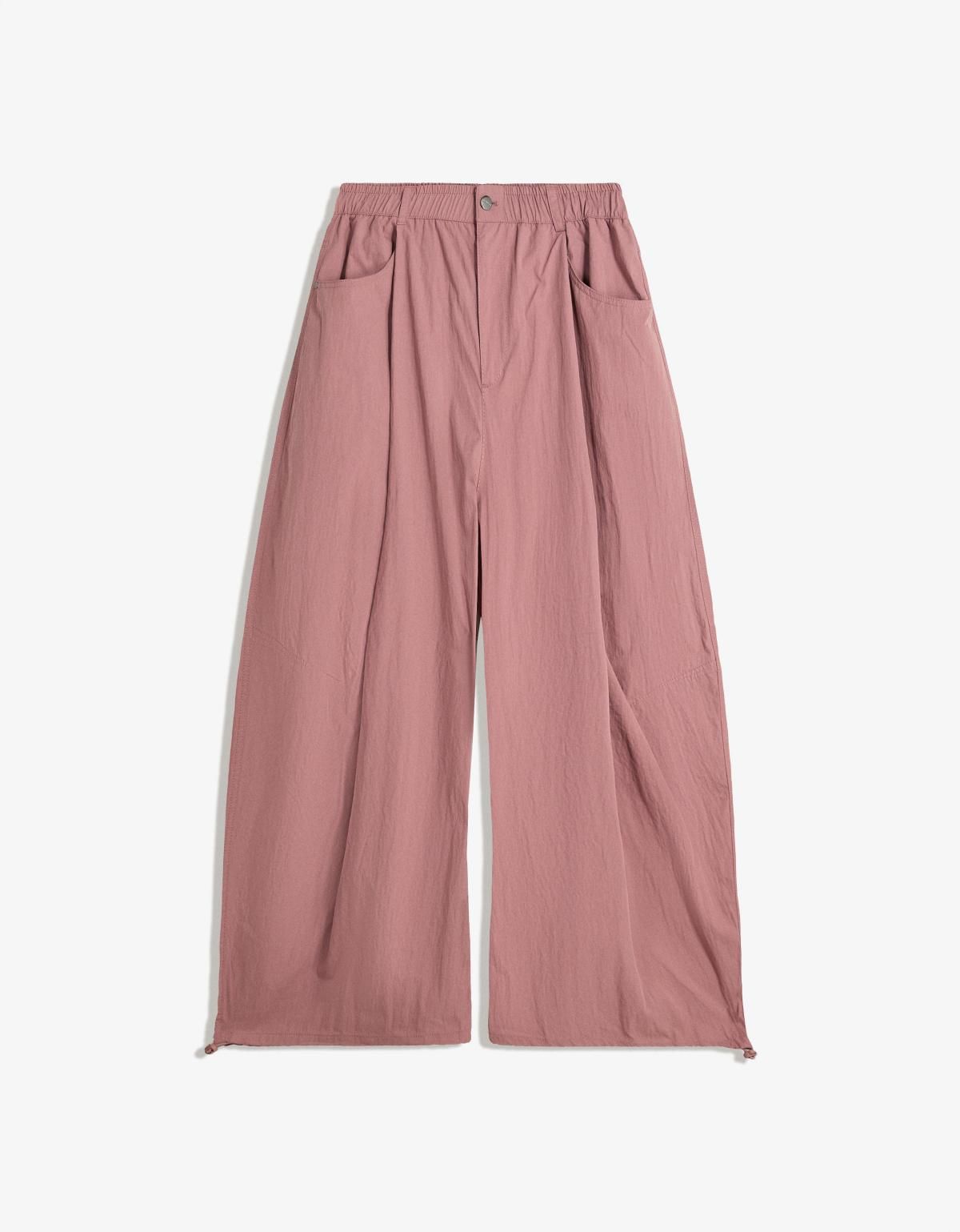 버쉬카 테크니컬 와이드 벌룬 패러슈트 팬츠 5106/741 PINK - 상세 이미지 3