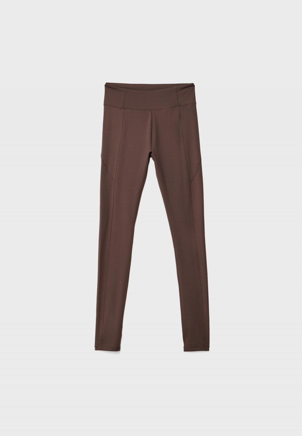 스트라디바리우스 테크니컬 하이웨이스트 크롭 레깅스 8660/860 BROWN - 상세 이미지 2