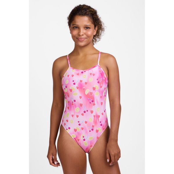 졸린 브랜든 베리 제스트 원피스 수영복 Jolyn Brandon One Piece Swimsuit (prints) - Berry Zest - 메인 이미지