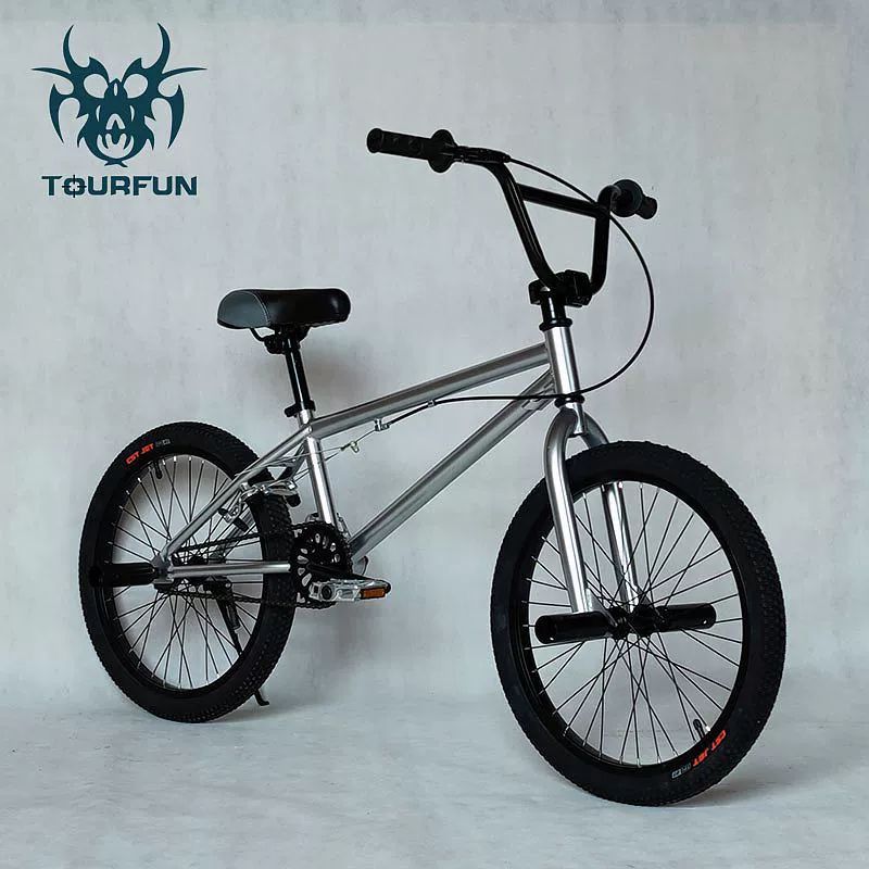 입문용bmx 자전거 익스트림 묘기용 트릭 비엠엑스 경량 bmx자전거 화이트 블루 - 상세 이미지 4