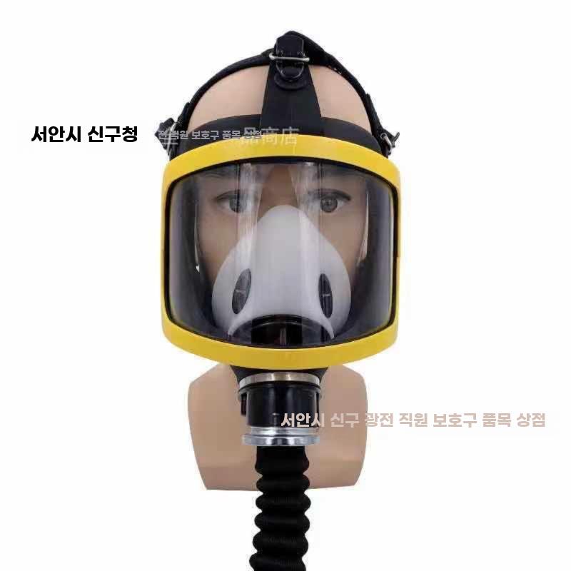 방진마스크 송기 산업용 방독면 휴대용 마스크 호흡기 - 상세 이미지 4