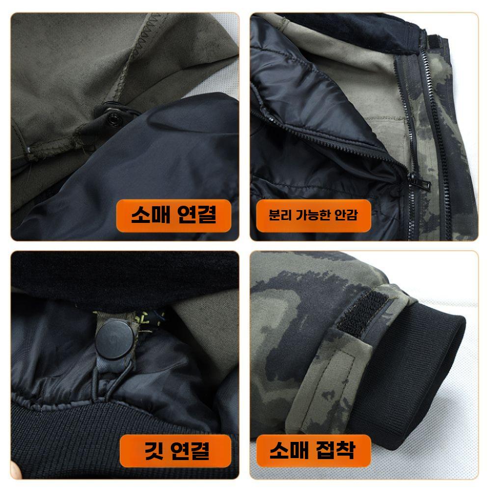 낚시 방한복 방수 겨울 점퍼 낚시복 동계 자켓 방풍 - 상세 이미지 3