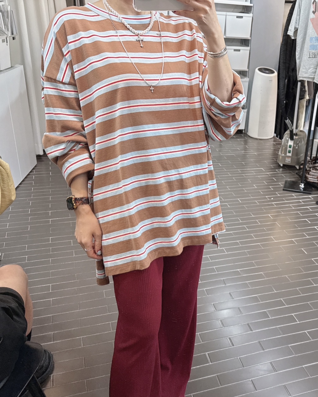 스판 밴딩 골지 부츠컷 팬츠 가을 쫀쫀 긴바지 슬랙스 - 상세 이미지 5