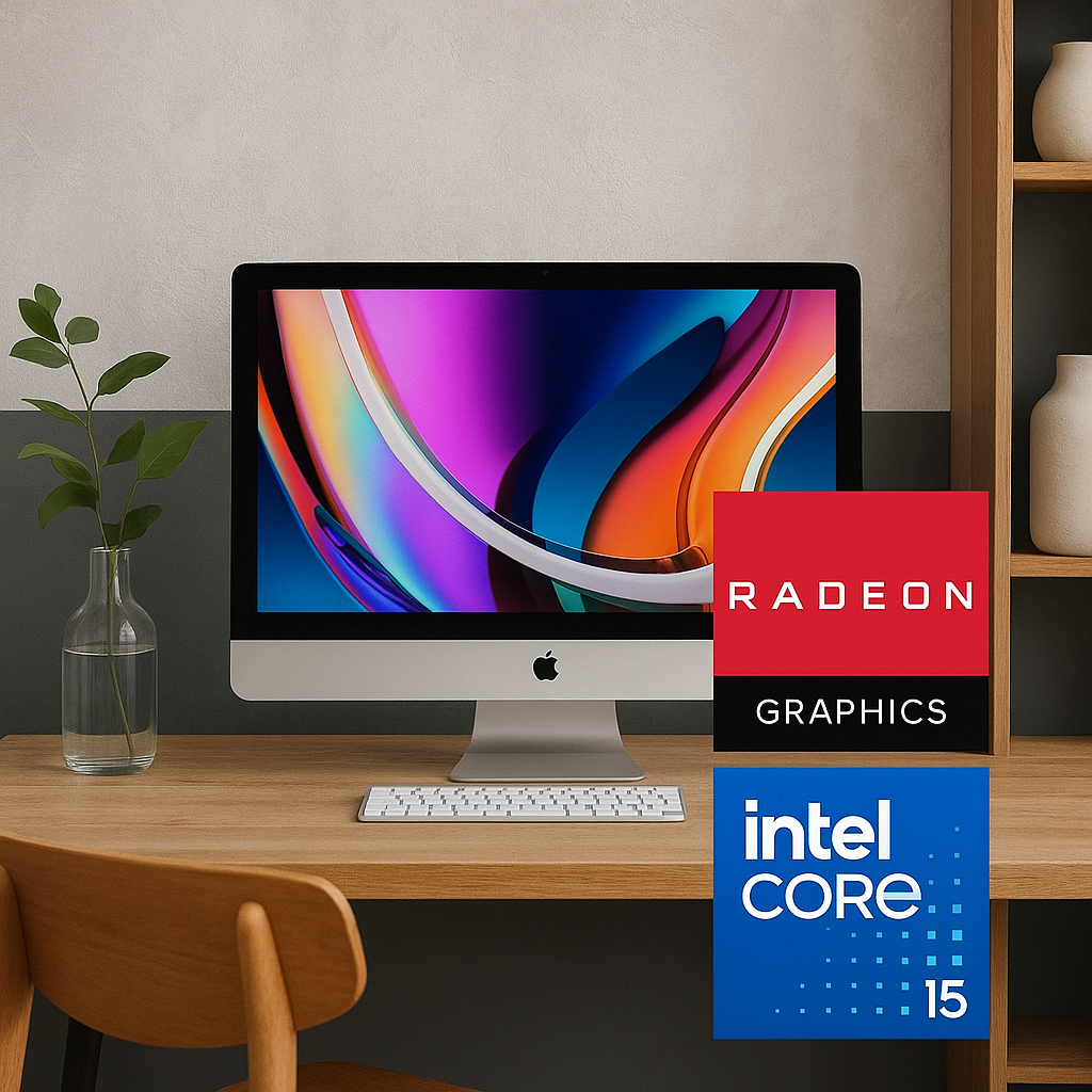 애플 아이맥 코어i5(10세대) 램 16G SSD 512G 라데온 프로 그래픽 A2115
