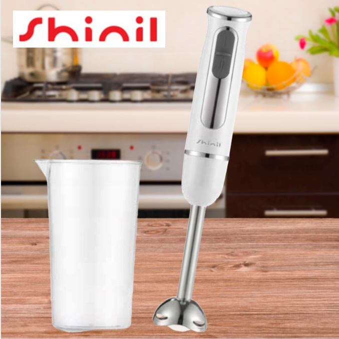 소형 이유식 업소용 핸드 믹서기 일체형 버튼식 2단 핸드 블랜더