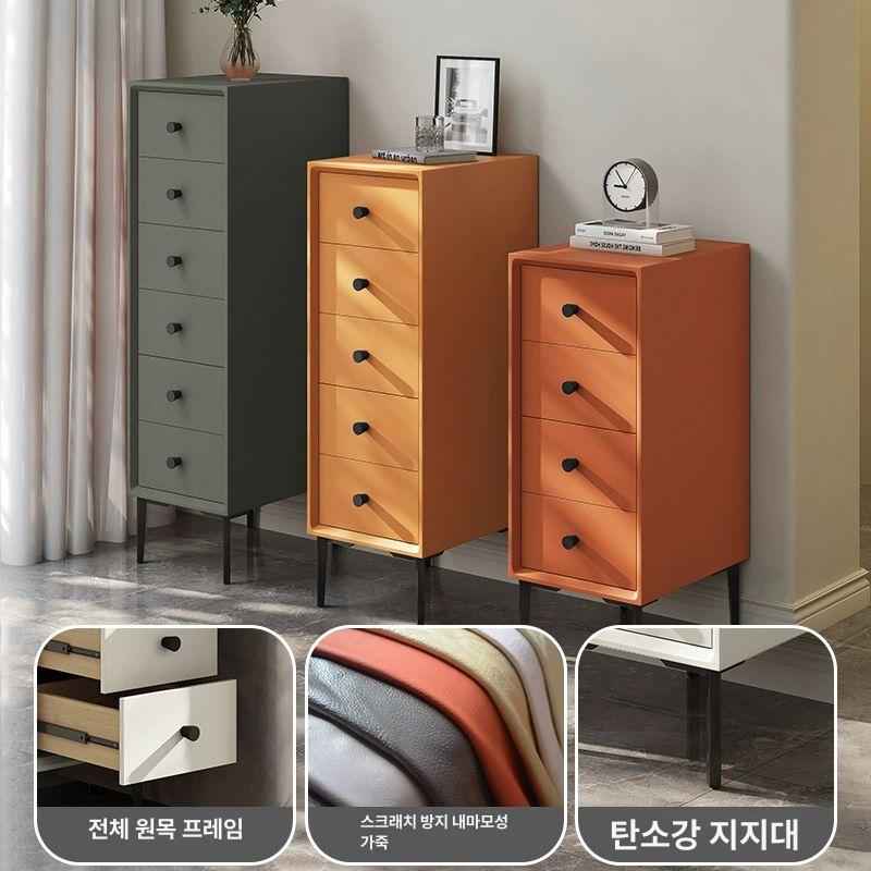 악세사리장 틈새 폭좁은서랍장 작은 서랍장 6단 오프화이트 30cm - 상세 이미지 2