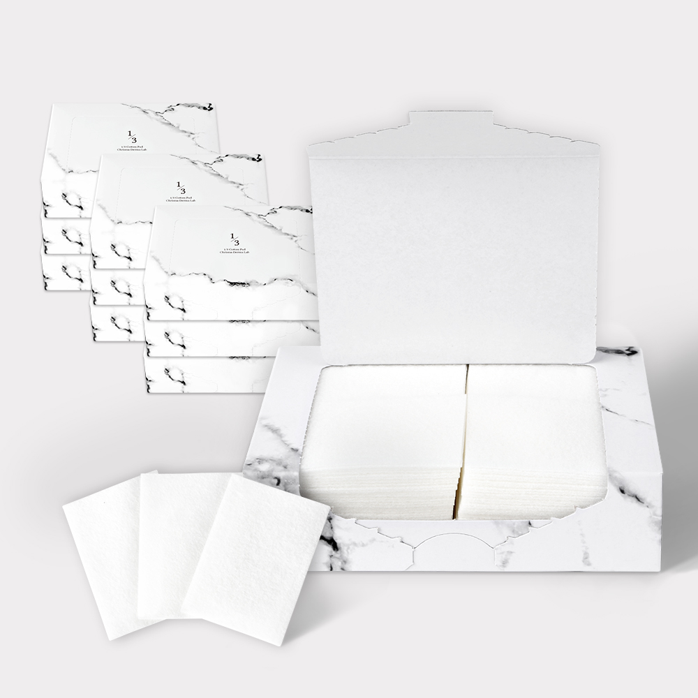 크리스마 1/3 화장솜 1600매 (160매 10박스)