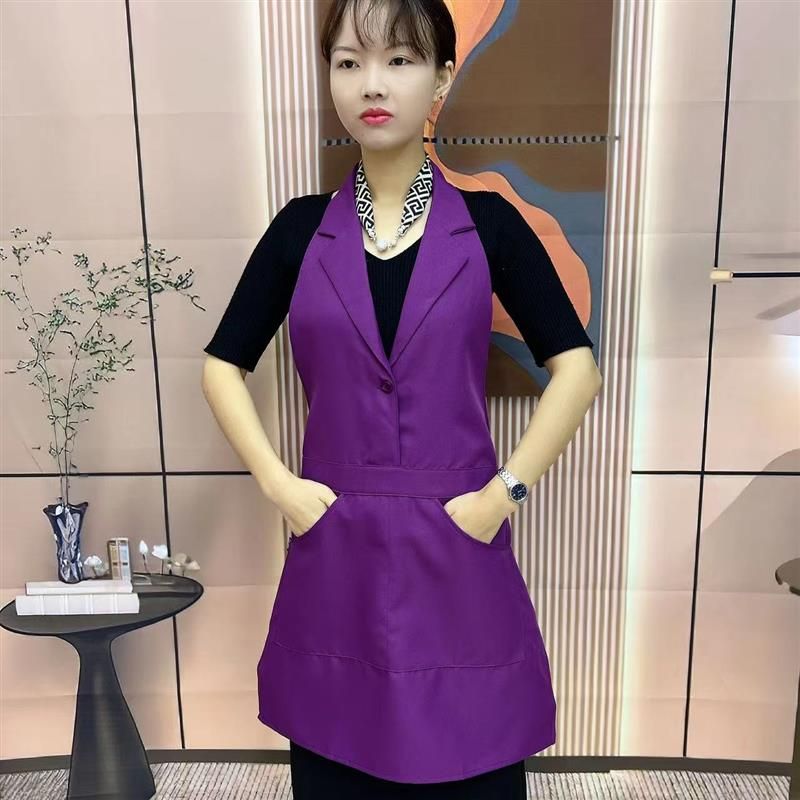정장 앞치마 고급 직원 리조트 일식집 유니폼 한식당 음식점 - 상세 이미지 4