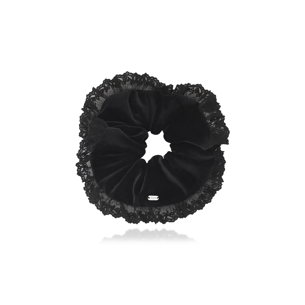 [빈티지헐리우드]Rose Lace Velvet Scrunchie_VH2579HB004M - 상세 이미지 2