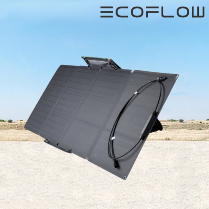 휴대용 태양광패널 110W 캠핑 파워뱅크용 솔라 태양열패널
