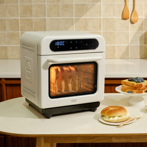 풀무원 스팀쿡 베이직 스팀 에어프라이어 12L (AV12E10CC) 개봉기 | 실사용 후기 - 상품 이미지 2