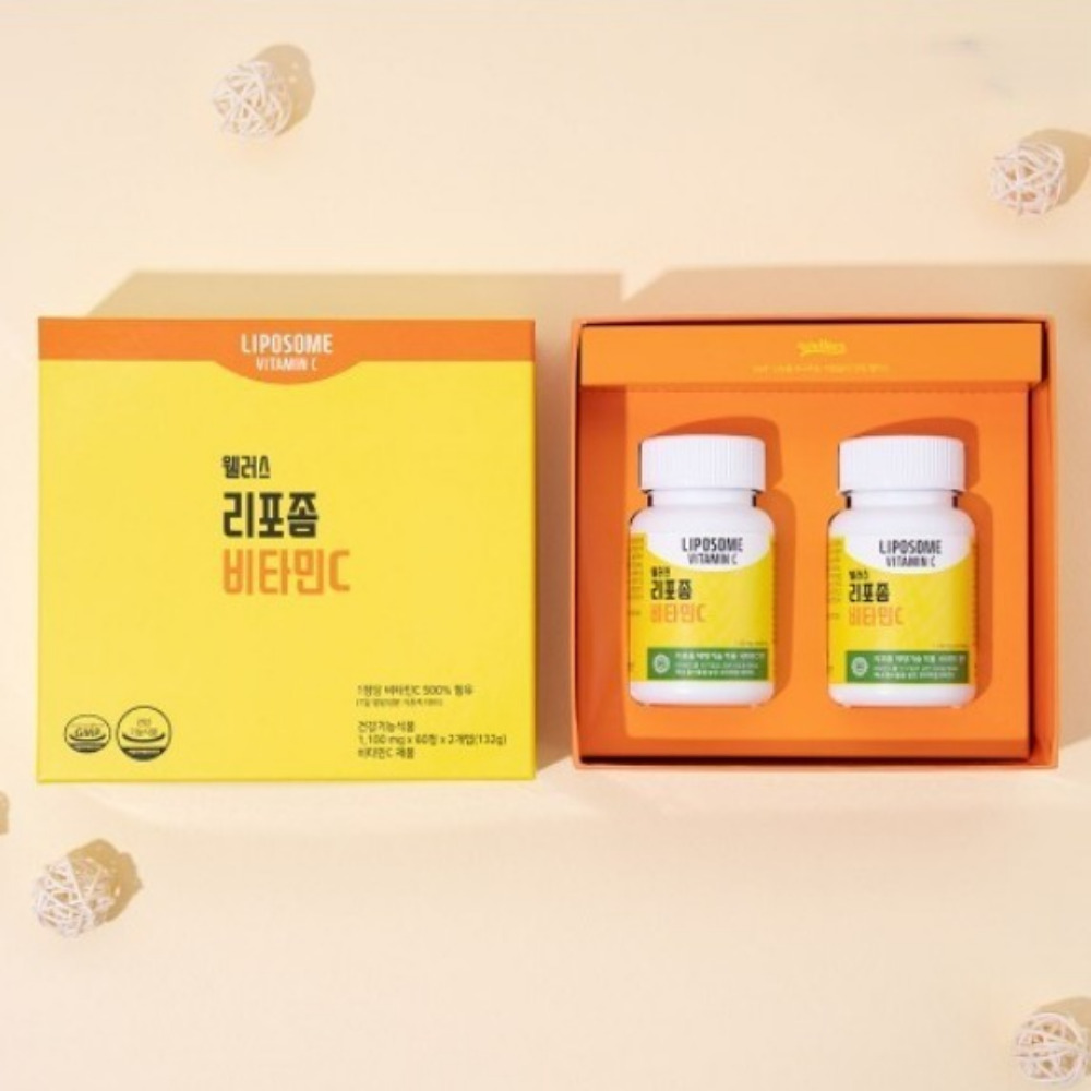 웰러스 리포좀 비타민C 1000 세트 하루 리포즘 맥스 약4개월 120정, 2개 - 상세 이미지 2
