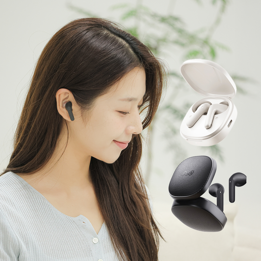 NEW QCY 큐씨와이 AIR 초경량 가 성비 음질좋은 블루투스 무선 이어폰 오픈형