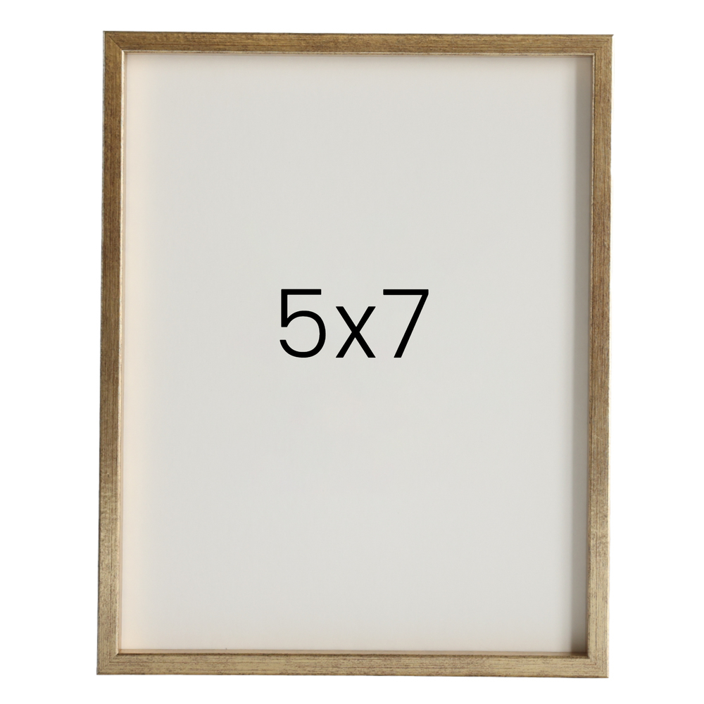 12mm레프 나무액자 사진액자 웨딩 포토테이블 사진인화 탁상 소형 5x7 127x177mm, 골드 - 메인 이미지