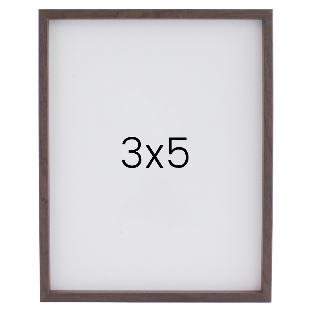 12mm레프 나무액자 사진액자 웨딩 포토테이블 사진인화 탁상 소형 3x5 76x127mm, 월넛 - 메인 이미지