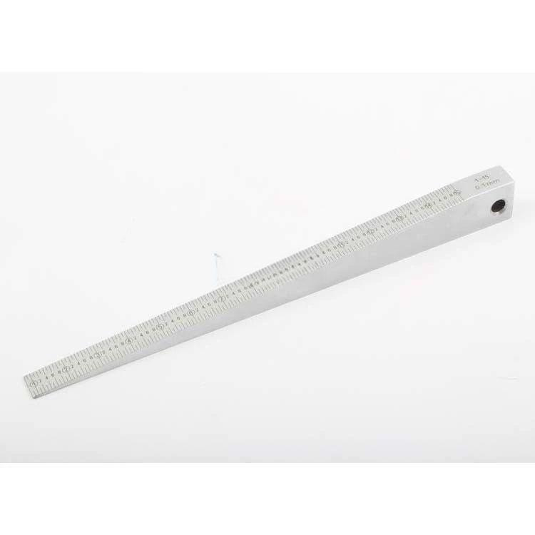 쐐기 촉수 게이지 테이퍼 빈틈 버니어 경사 빈틈자 간격 베벨자 검지 모양의 엔지니어링 1-15mm - 상품 이미지