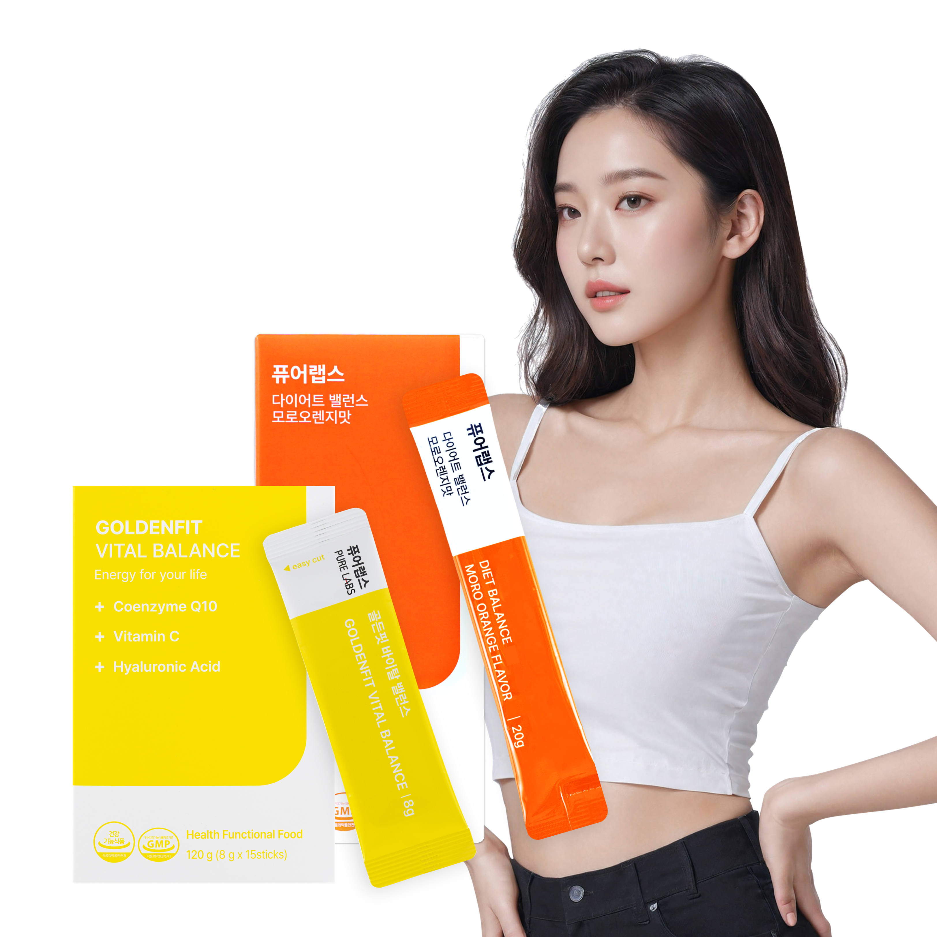 퓨어랩스 모로오렌지 다이어트+골든핏 바이탈 밸런스 set