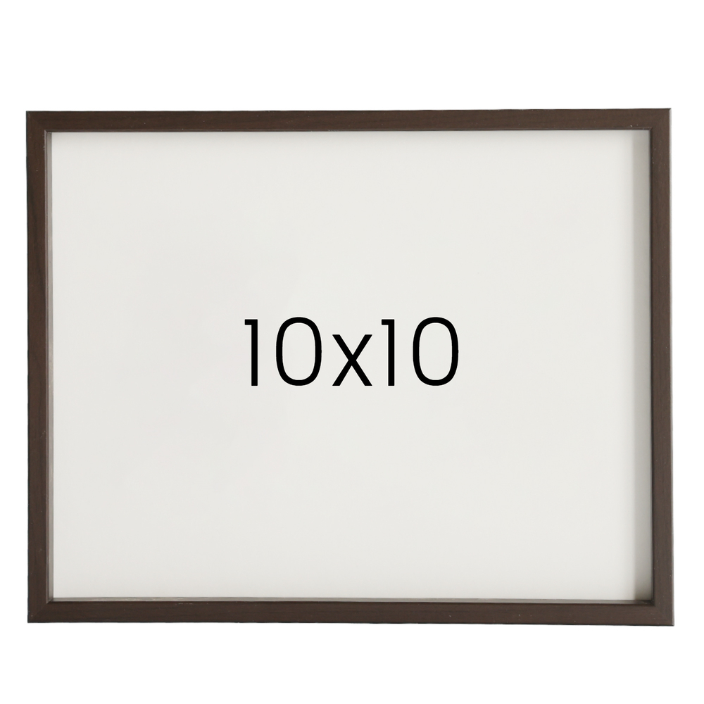 12mm레프 원목액자 우드 웨딩 전시회 맞춤 프레임 틀 10x10 254x254mm, 커피진밤 - 메인 이미지